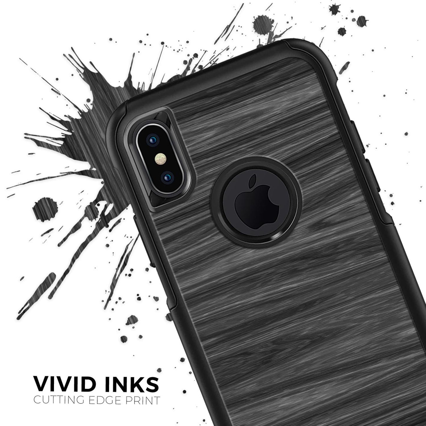 Dark Slate Wood - Skin Kit for the iPhone OtterBox Cases